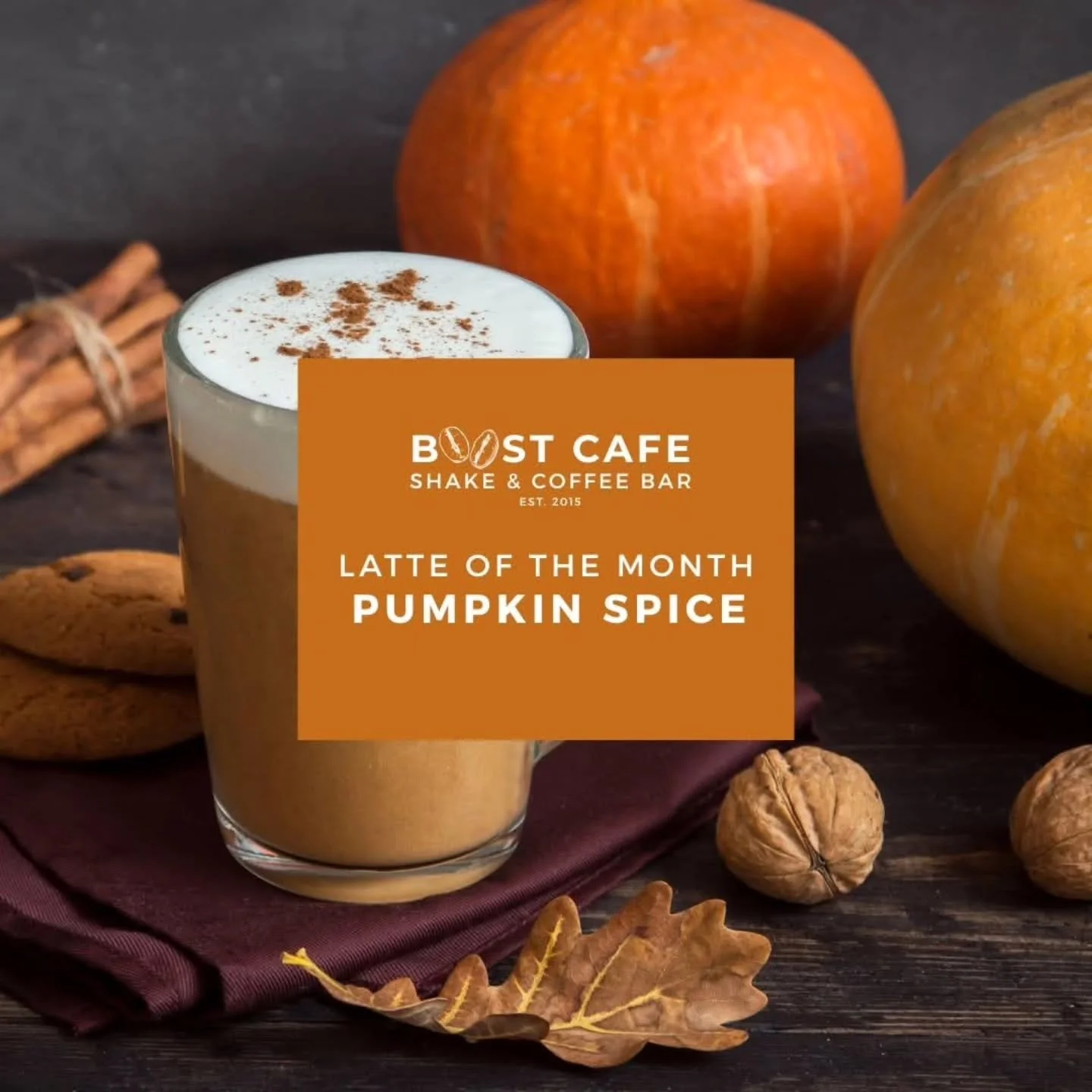 Spice up your mornings this October at Boost with our #pumpkinspicelatte or #pumpkinpie shake! Limited time only- get yours today! 

#pumpkinseason #pumpkinspiceandeverythingnice #fallvibes #cozyvibes #fallseason #healthy #morningmotivation #morningc