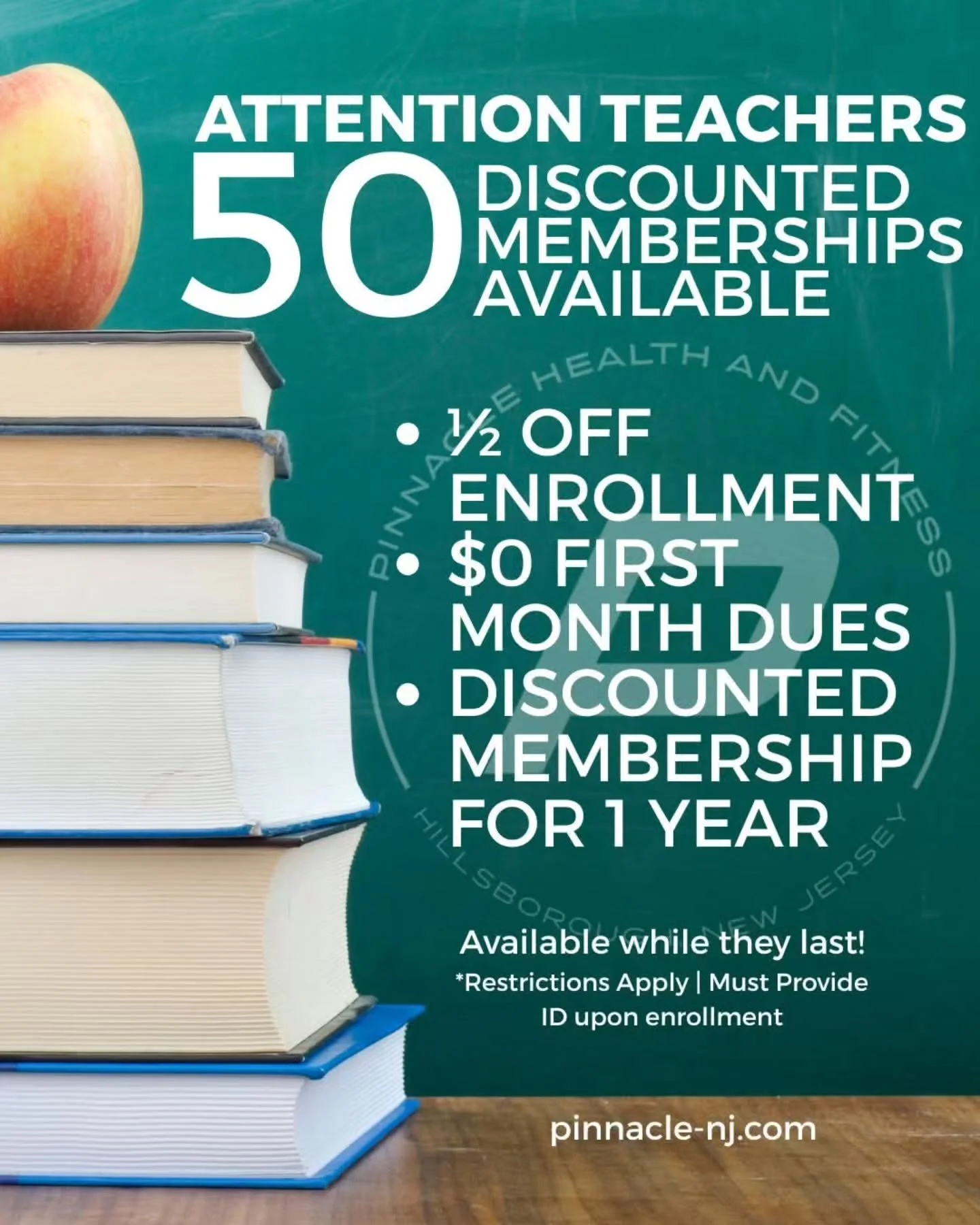 Teachers, this one&rsquo;s for you!
Enjoy a special discounted rate&mdash;only 50 memberships available. Don&rsquo;t miss out!

We appreciate everything teachers do! To show our thanks, we&rsquo;re offering a limited-time discounted membership just f