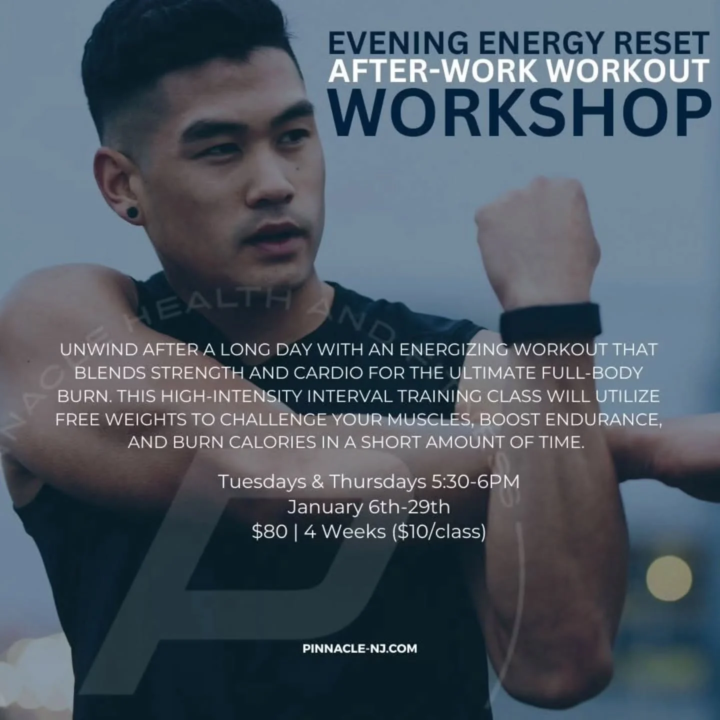 Early Evening Reset
Clock out. Sweat it out. Reset. 🔥
A fast, effective strength + cardio workout designed to energize your evening and your body.

#StressReliefWorkout #WorkoutForEnergy #SweatToReset #EndOfDayReset
#MentalReset StrengthAndCardio HI