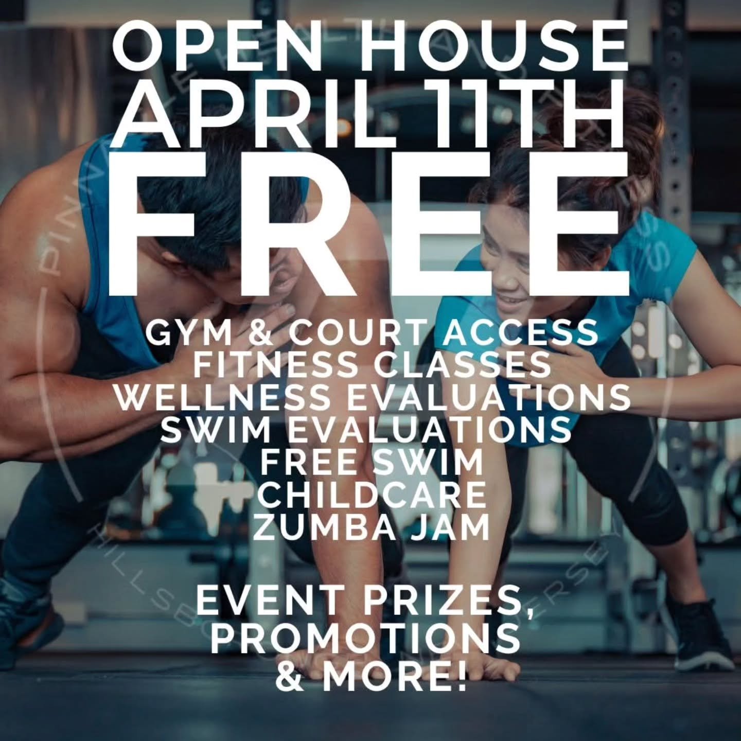 #SpringIntoFitness  and join us for an exciting day of fitness, fun, and community at our Open House Spring Community Wellness Day! Explore everything we have to offer with exclusive access, live classes, and special activities for all ages!
#springi