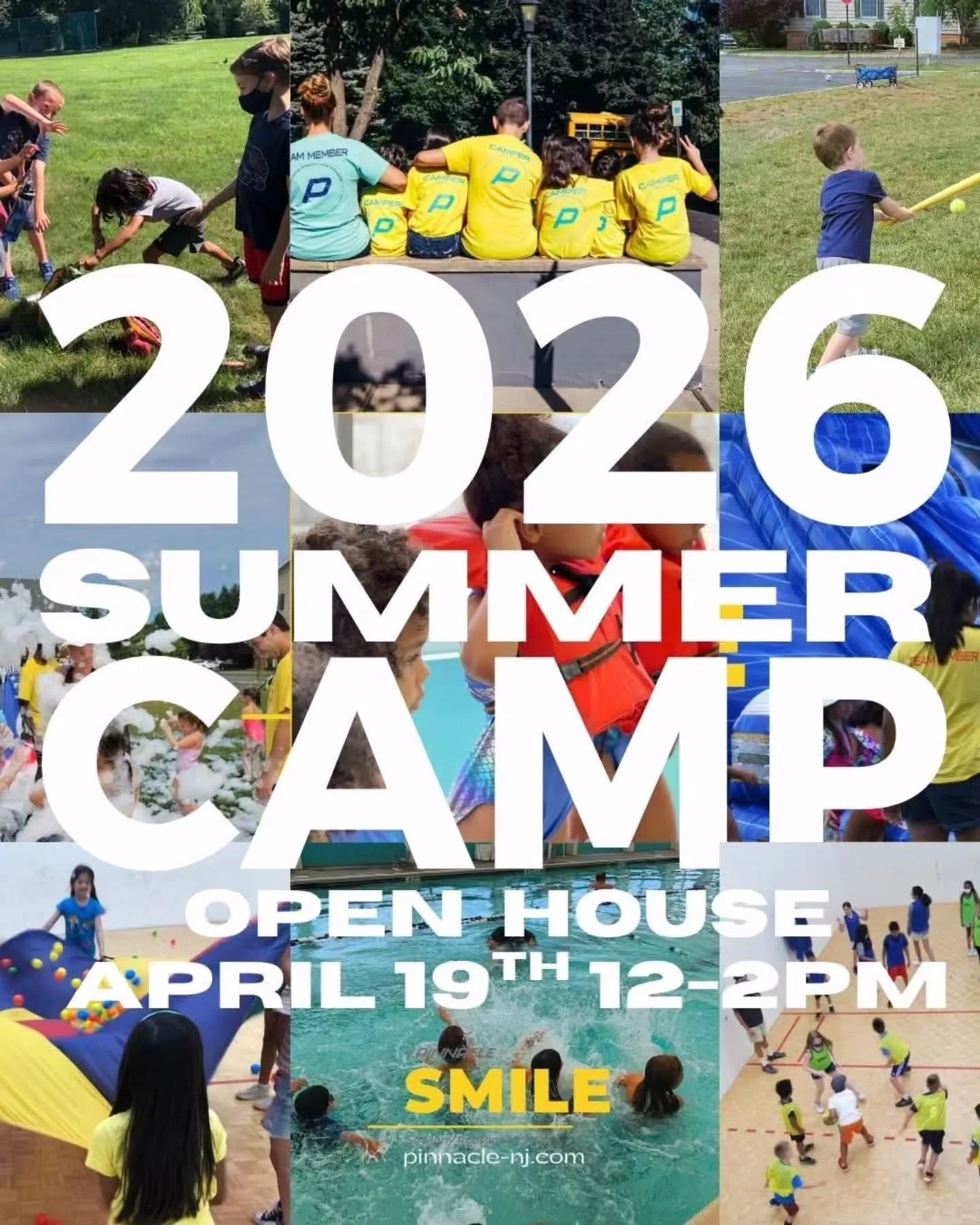 Let&rsquo;s plan a summer full of SMILES together!
Join us Sunday, April 19th from 12&ndash;2 PM for our Summer Camp Open House.
Tour the facility, meet our team, and get all the information you need to feel confident planning a summer of SMILES for 
