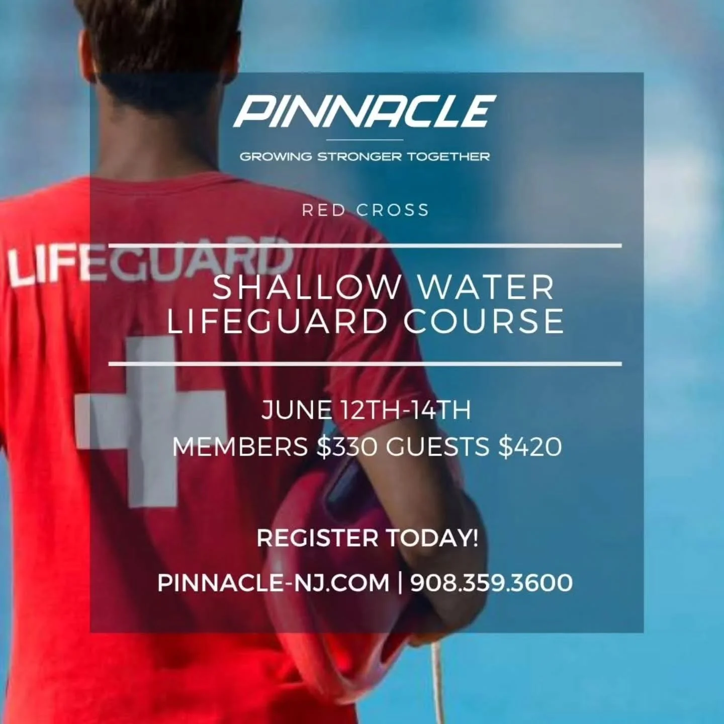 Ready to step up and make a difference? Preparing for a summer job? Or simply want to learn more about water safety &amp; rescue?
The American Red Cross Shallow Water Lifeguarding Blended Learning Course prepares participants to prevent, recognize, a