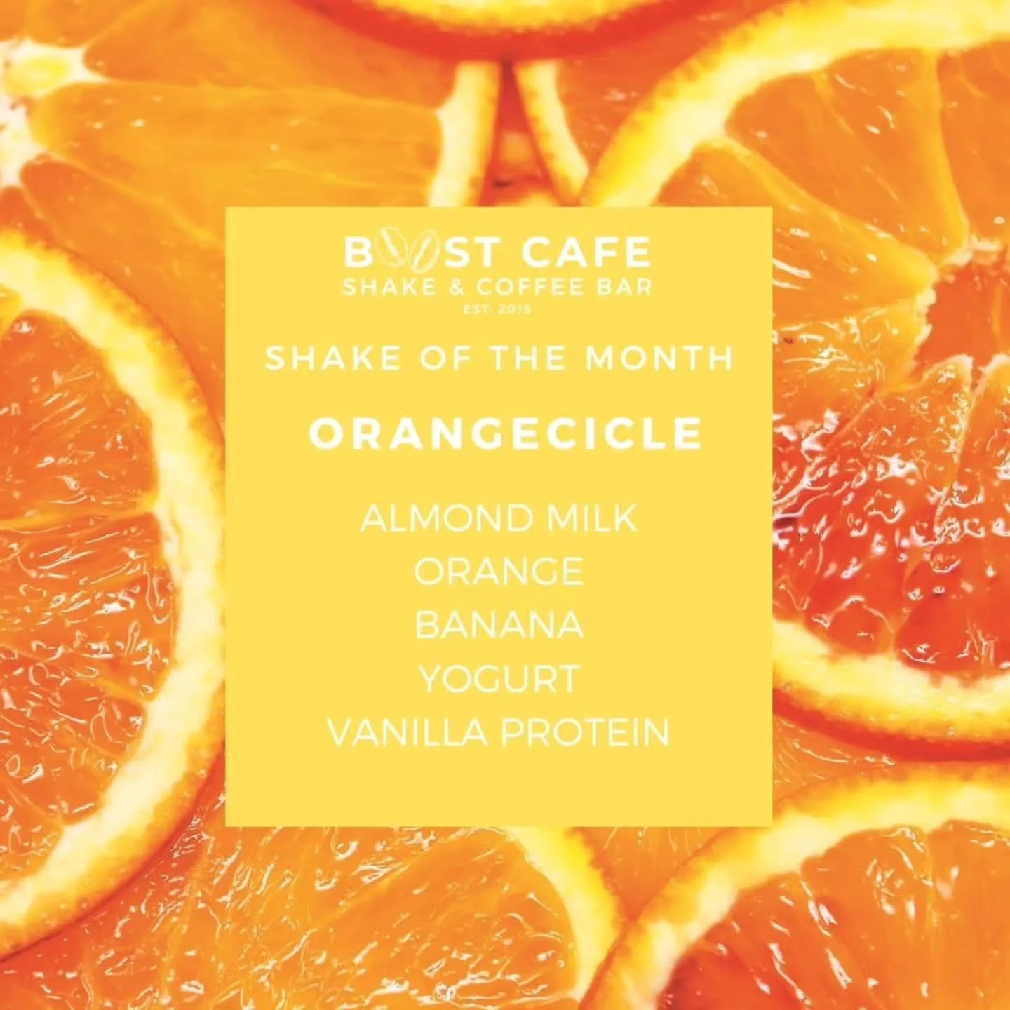 Sip into summer with our featured drinks of the month! ☀️🫐🍊

💙 Latte of the Month: Iced Blueberry Dream &mdash; smooth, refreshing, and bursting with sweet blueberry &amp; relaxing lavender flavor.
🧡 Shake of the Month: Orangecicle &mdash; a crea