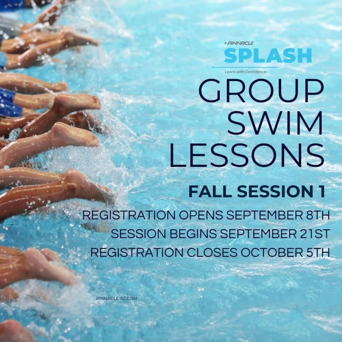 🏊 Make a Splash This Fall! 🍂 There is still time to register for out Fall Group Swimming Lessons! 

Fall is the perfect time to build confidence, improve skills, and keep swimming all year long!

🍁 Group Swim Lessons &ndash; Fall Session 1 Registr