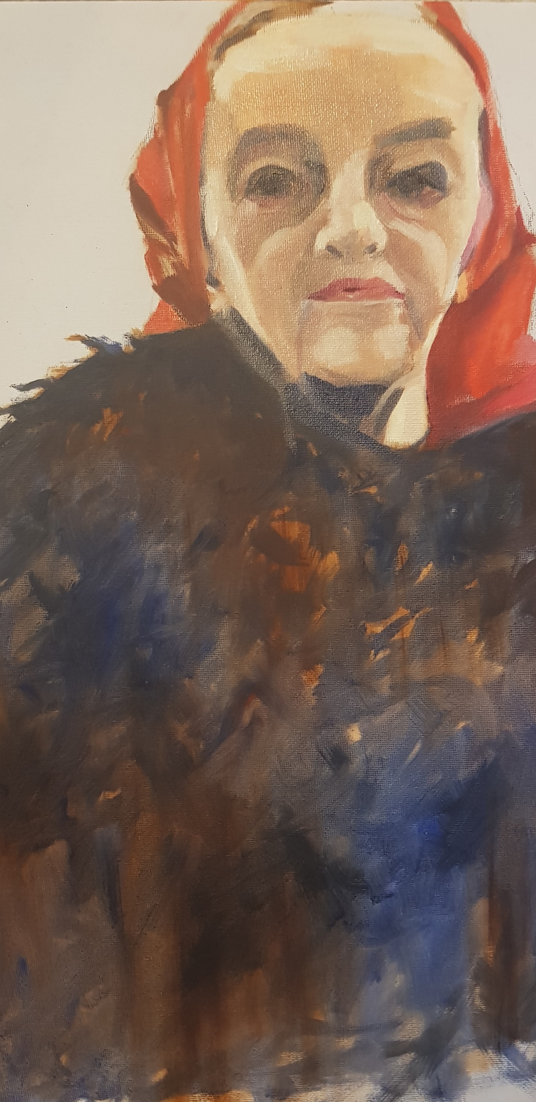 Barbara Hepworth, Oil on canvas