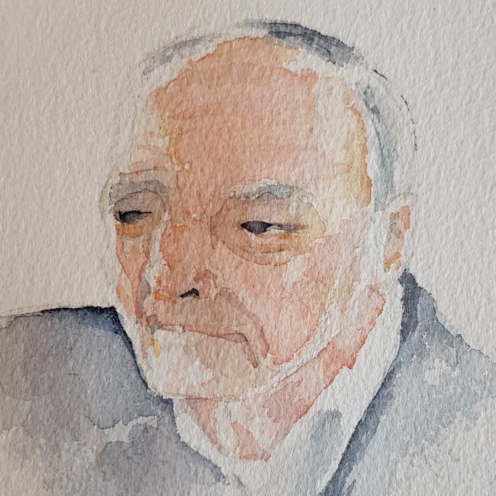 Man 1, Watercolour