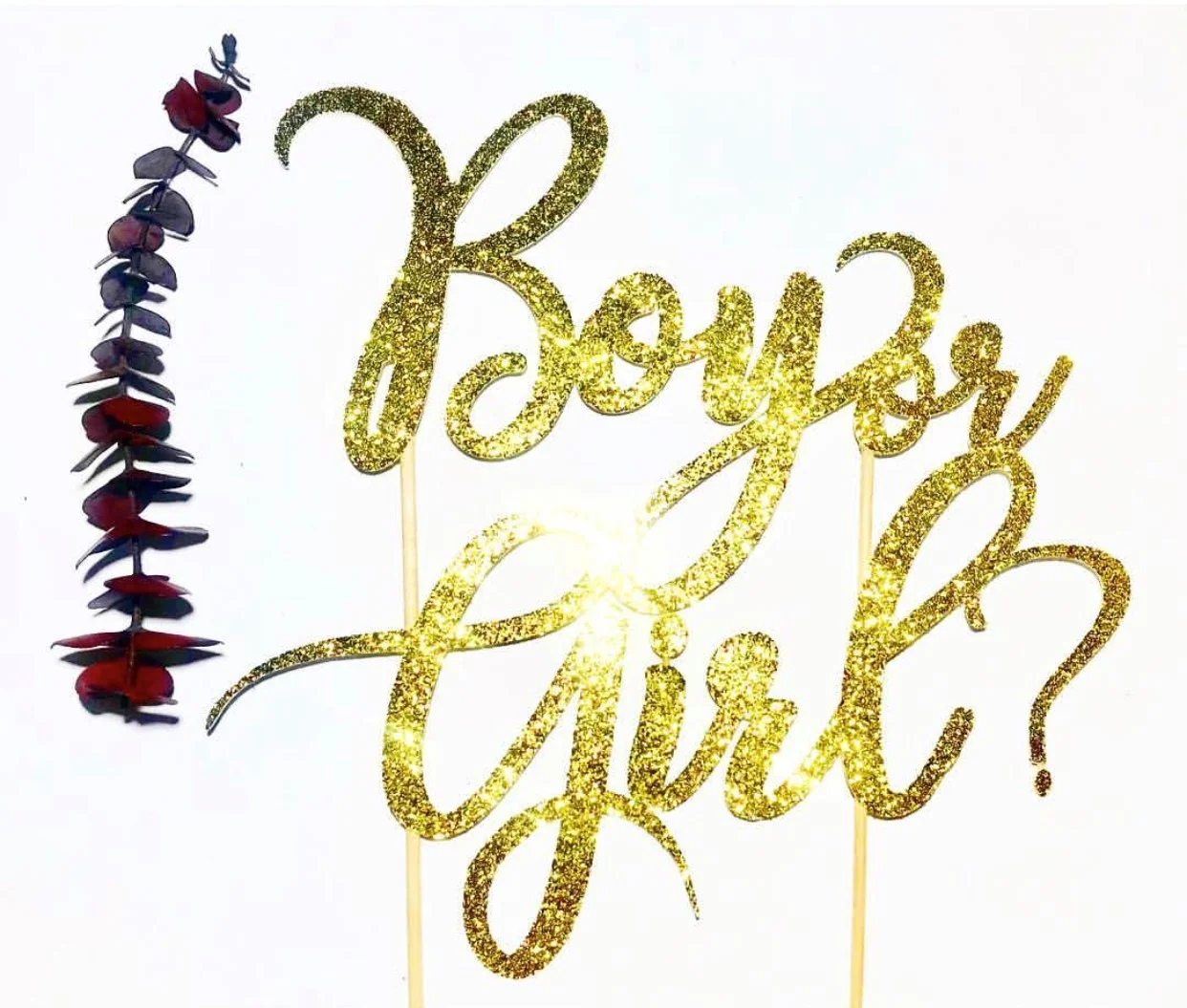 Gender Reveal Topper