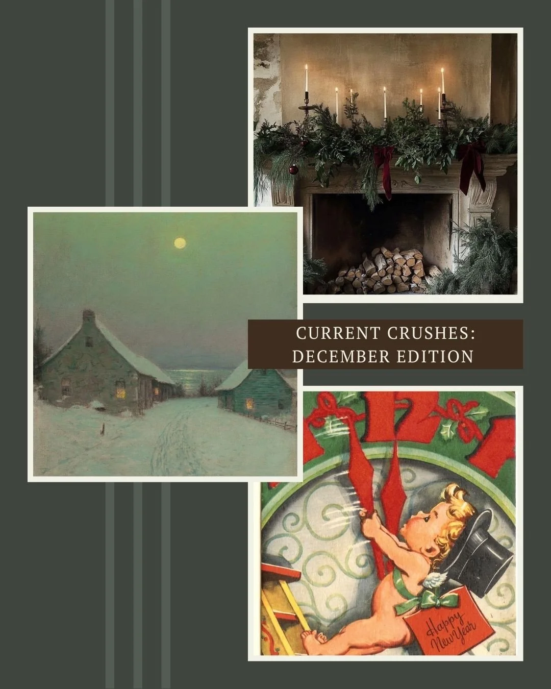 Current Crushes: December Edition🌲⁠
⁠
We are excited to share our seasonal favorites with you all. Whether you are wanting a little home refresh for the Holidays or looking for the perfect gift, we have you covered!  Comment CRUSH to receive a link 