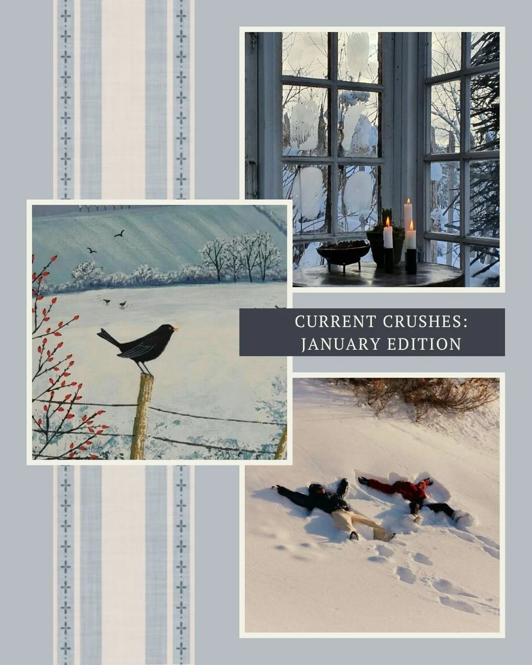 Current Crushes: January Edition⁠
⁠
Happy New Year! Here is a compilation of our favorites items for making your home cozy and inviting during this chilly season. Whether you're cuddling up in bed, whipping up some comforting dishes in the kitchen, o