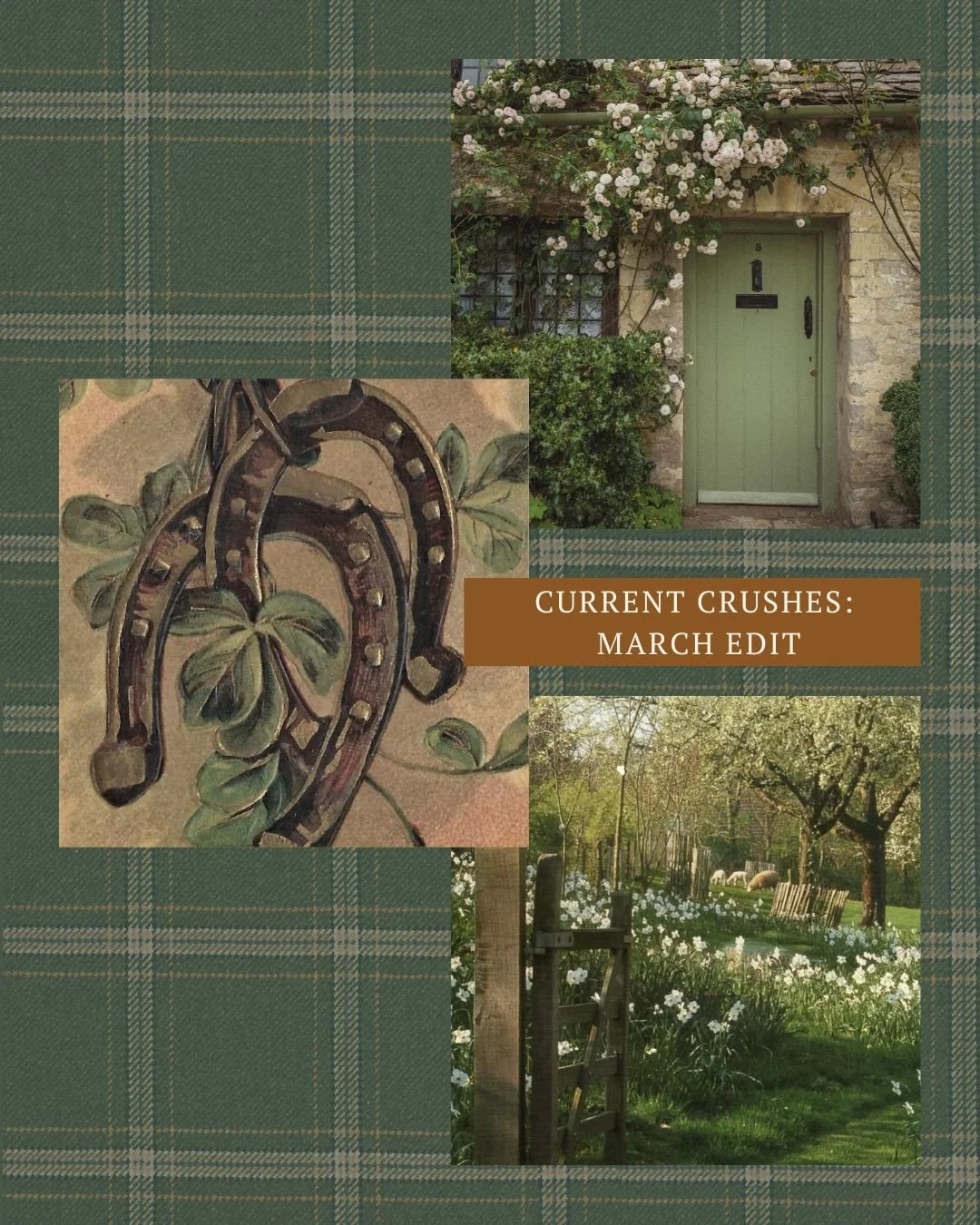 Current Crushes: March Edition⁠ 🍀⁠
⁠
We&rsquo;re feeling lucky this month, with the first kiss of spring in the air&mdash;drawing inspiration from fresh green hues and charming cottage-core prints.⁠
⁠
Comment CRUSH to receive our complete guide. ⁠