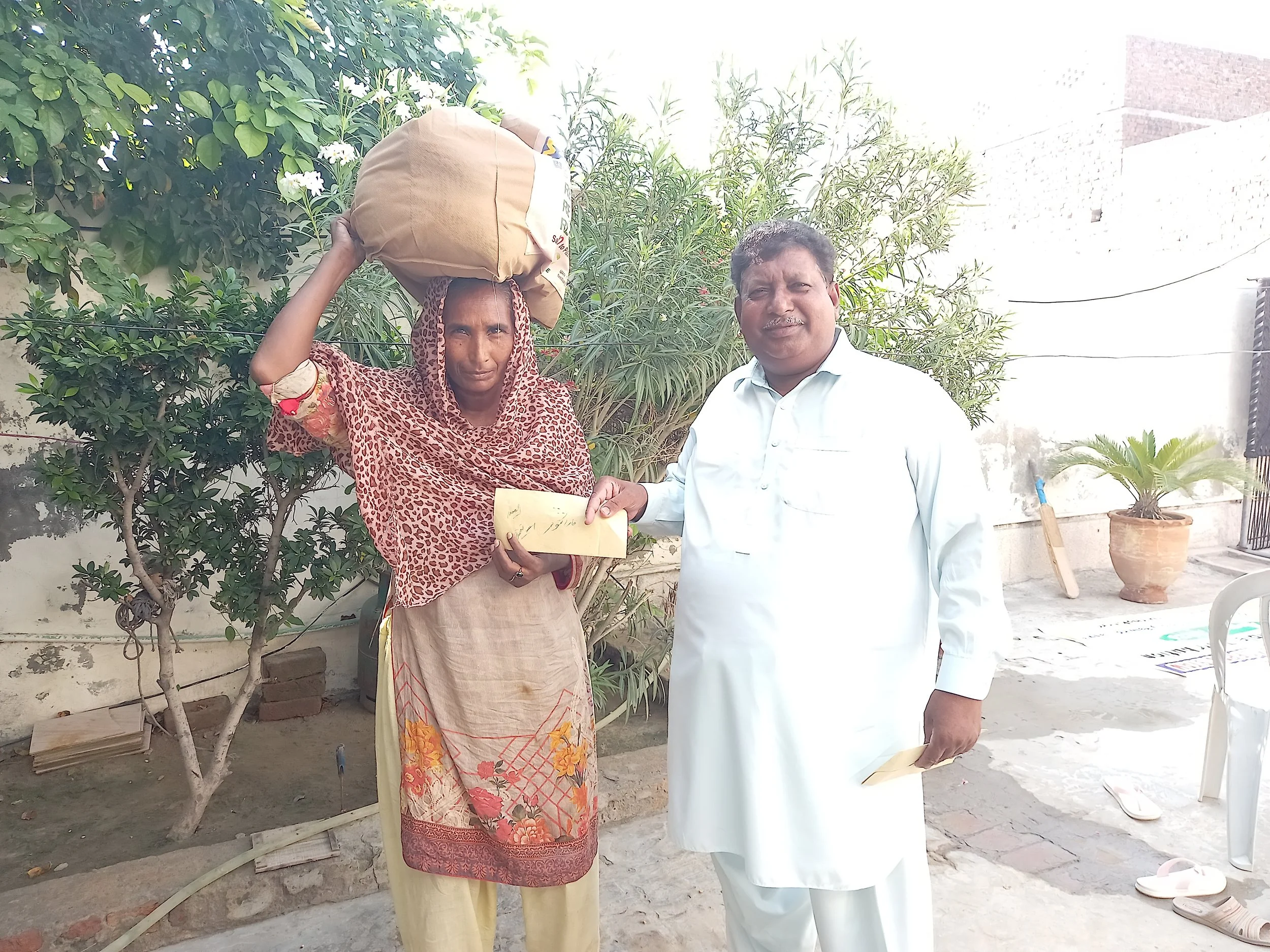 Widow Nusrat Patras Receives Aid