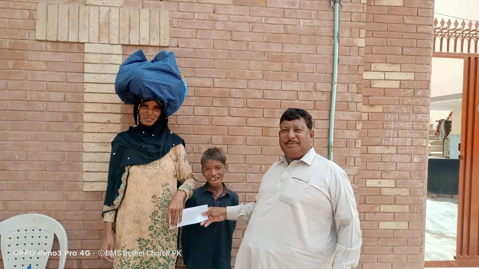 Widow Nargis received food bag & support.