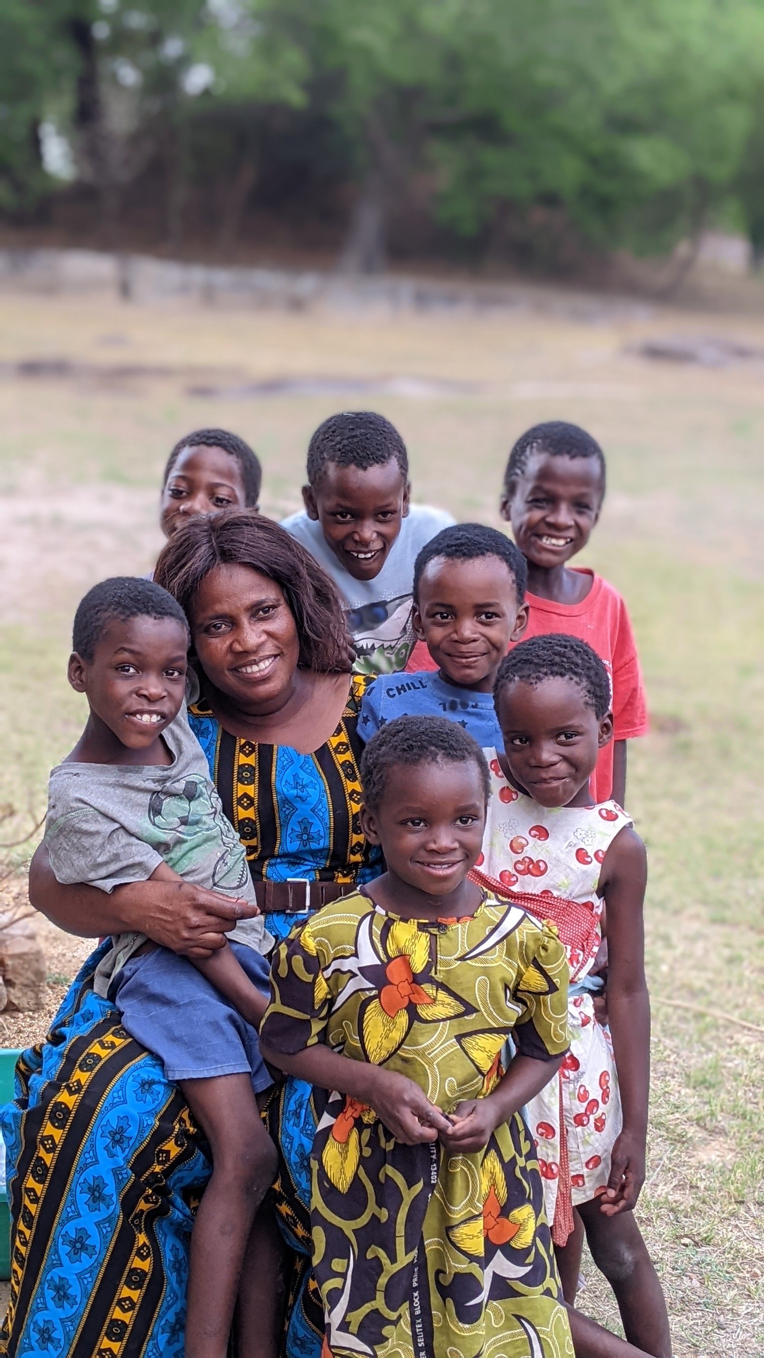 Angela Siachitema and HOFO Children