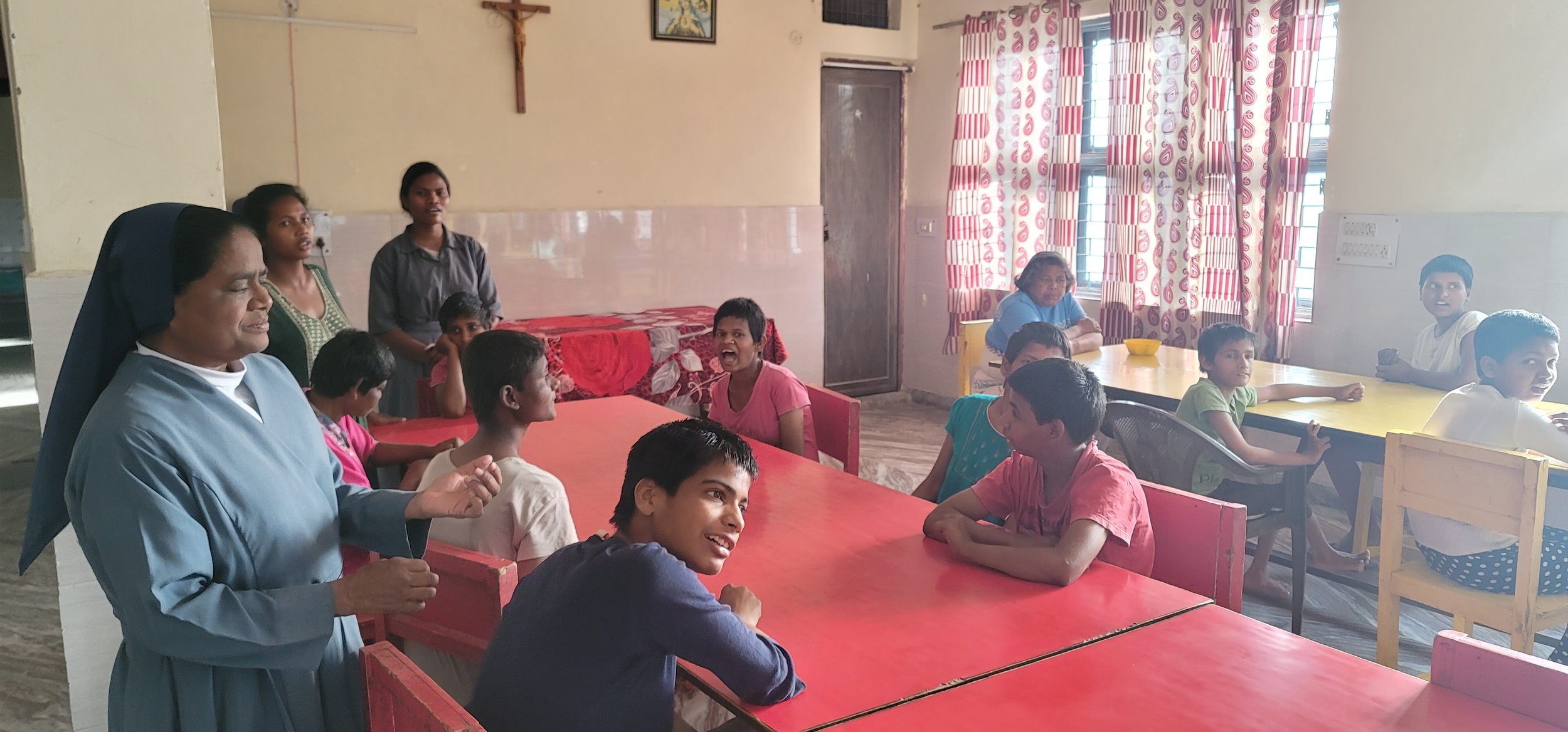 Sister Rita with Girls of Home