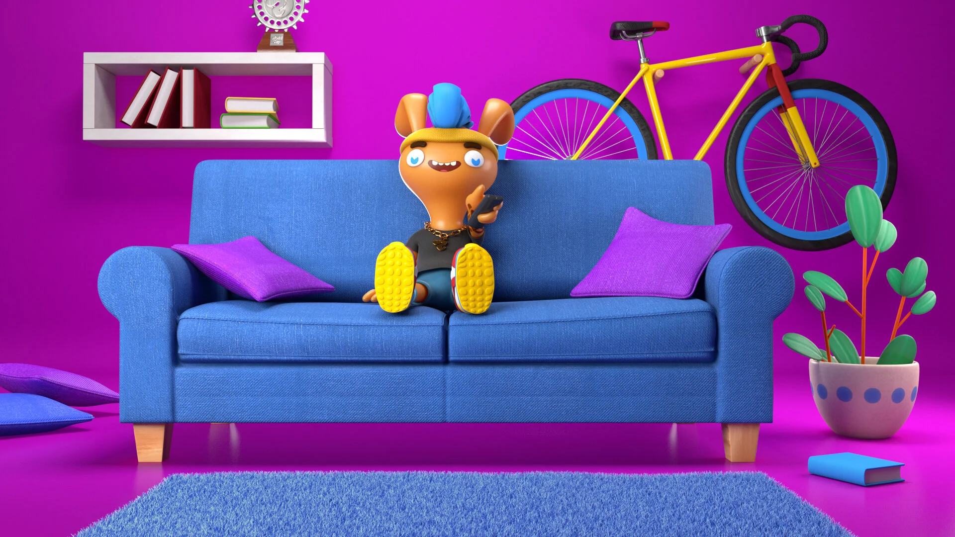 Kidzone idents renewal — Banzai