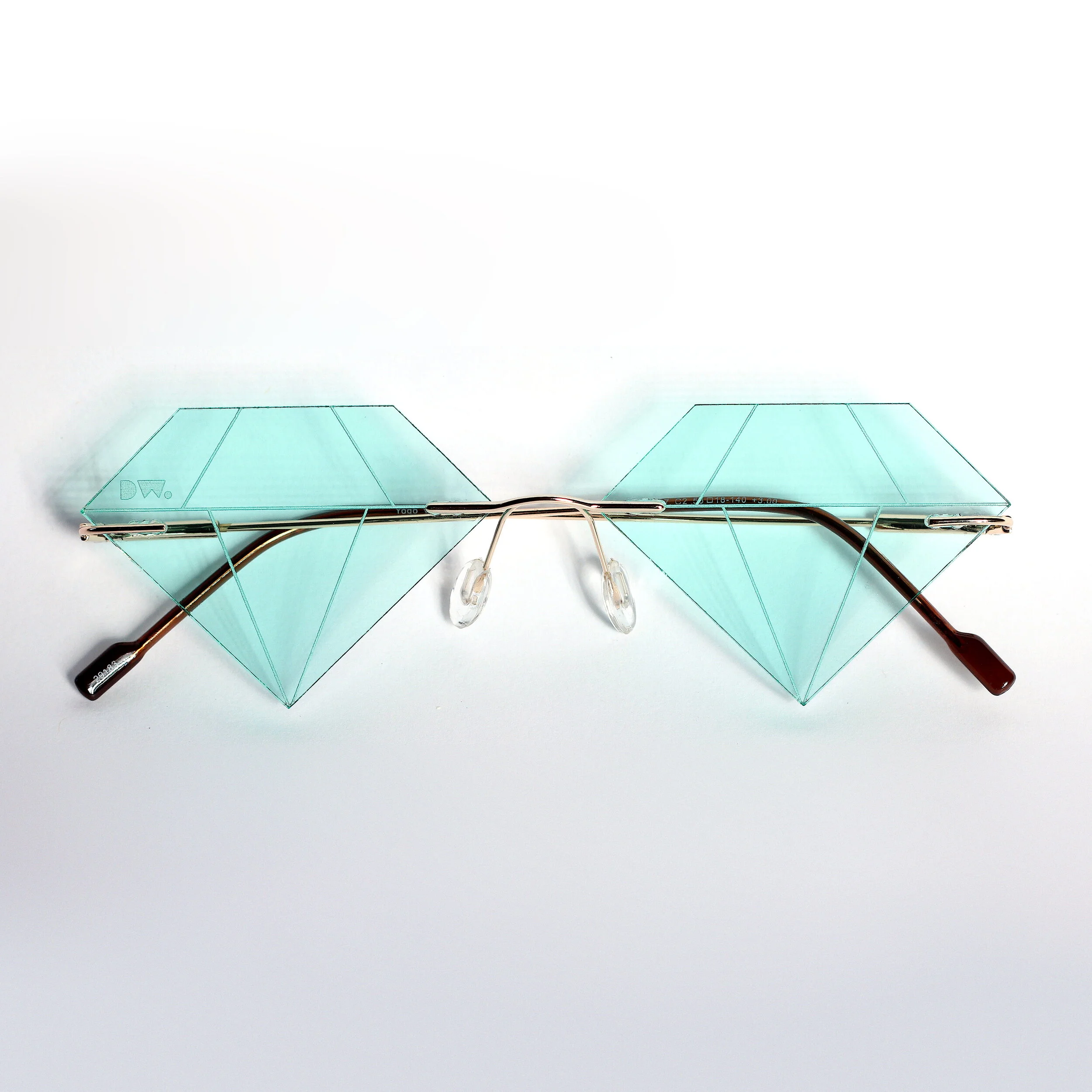 "Chaos Emeralds" shades in coke bottle green