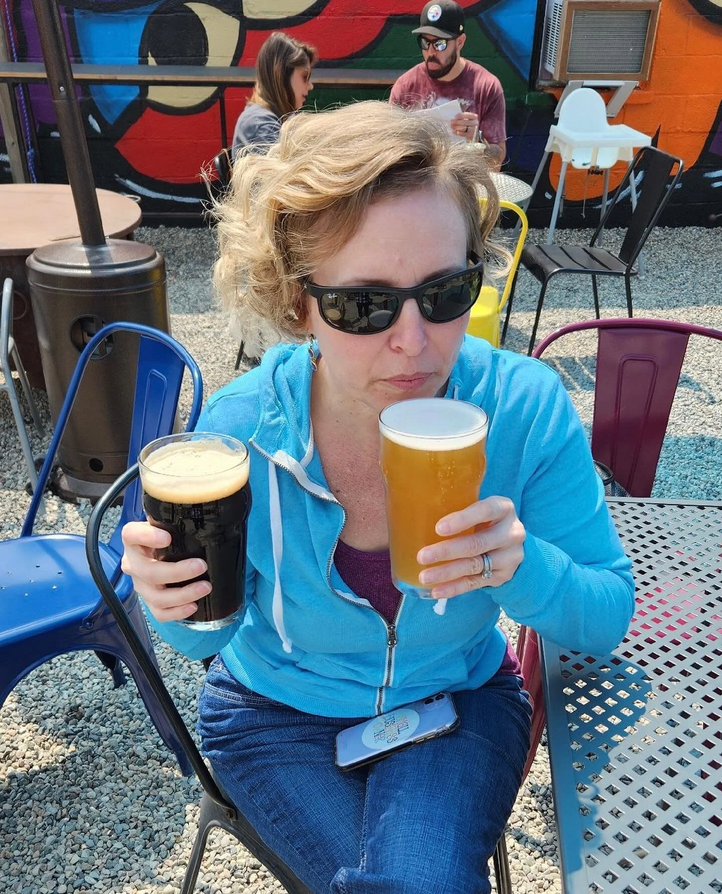 Choices, choices. Which do you think I chose?
@yorkannarbor listening to @_djbatz_ and friends and supporting @aligned.exhibits portfolio artist @ellen_the_lemon