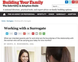 HOW TO WORK WITH A SURROGATE: for Intended Parents