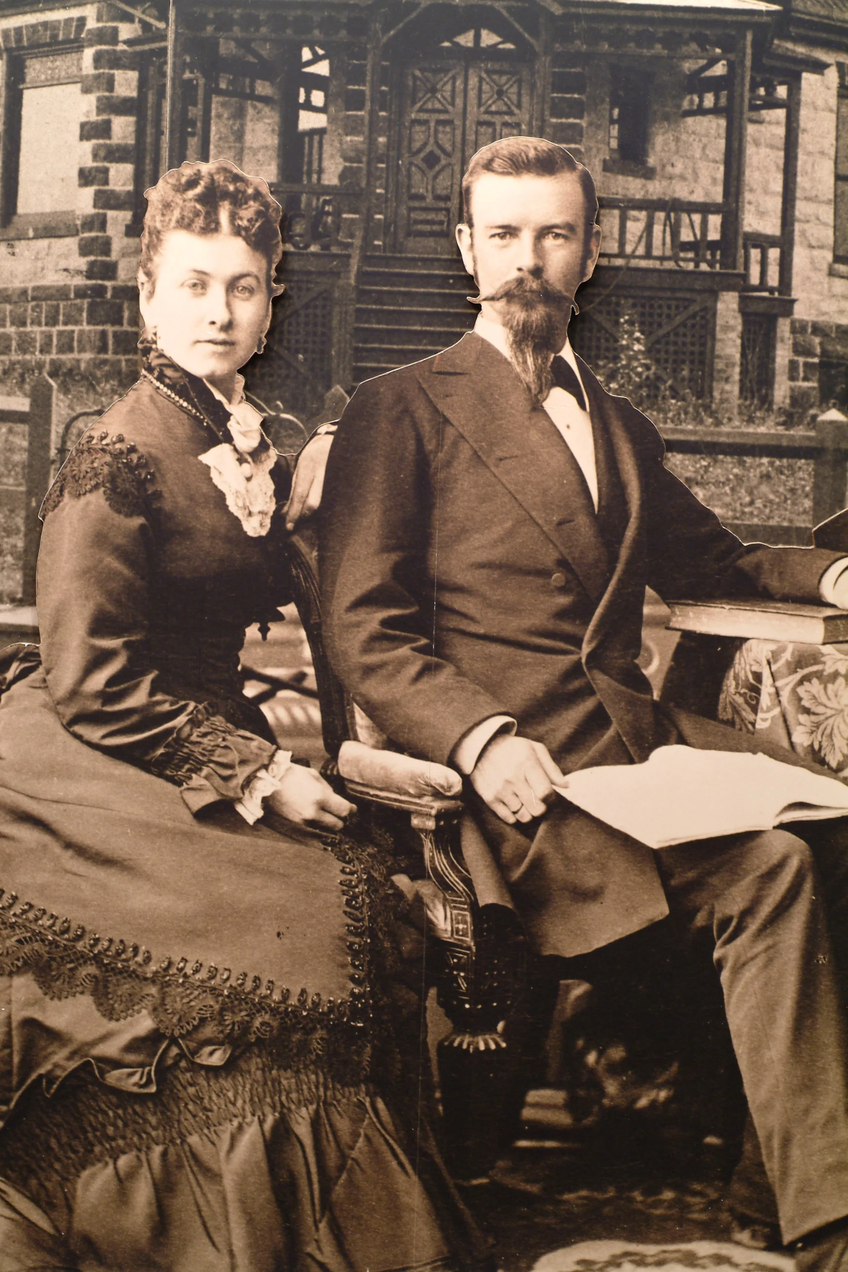 Dr. Valentine T. McGillycuddy and his first beloved wife, Fanny