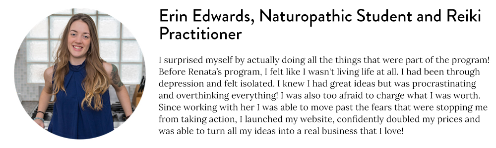 Erin Edwards, Naturopath - Testimonial