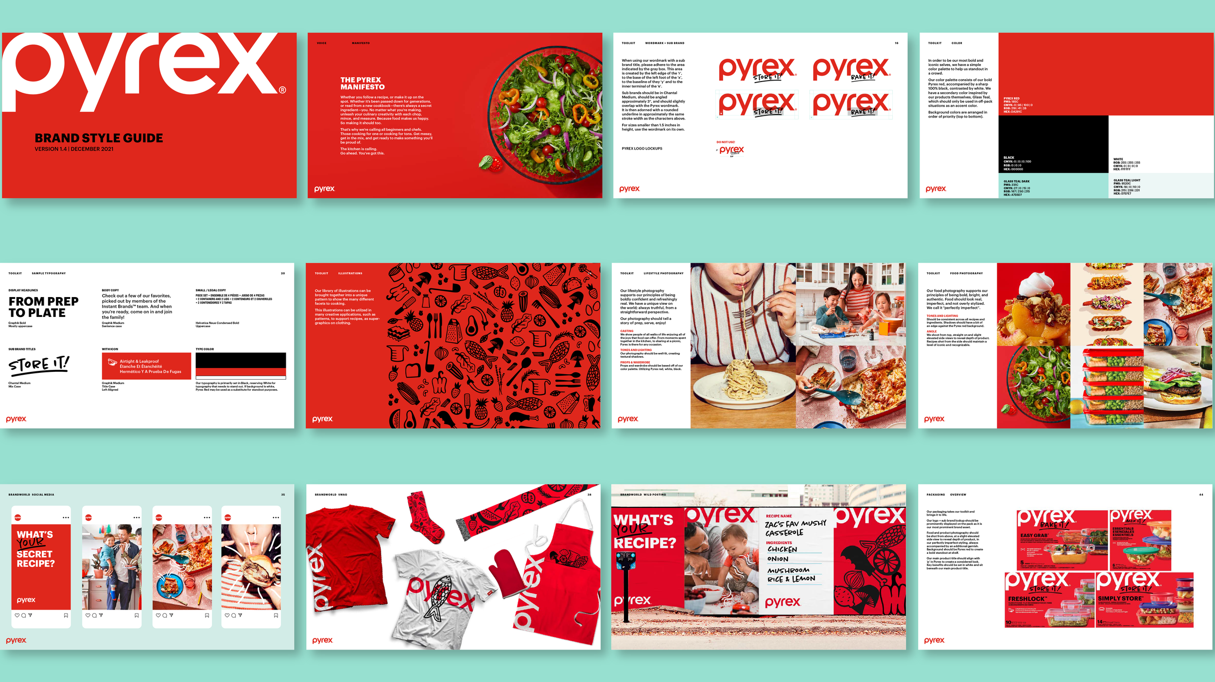 Excerpts from the brand guidelines