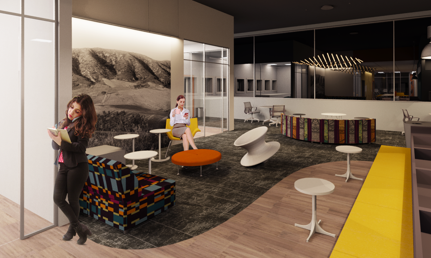 Work Cafe and Seating