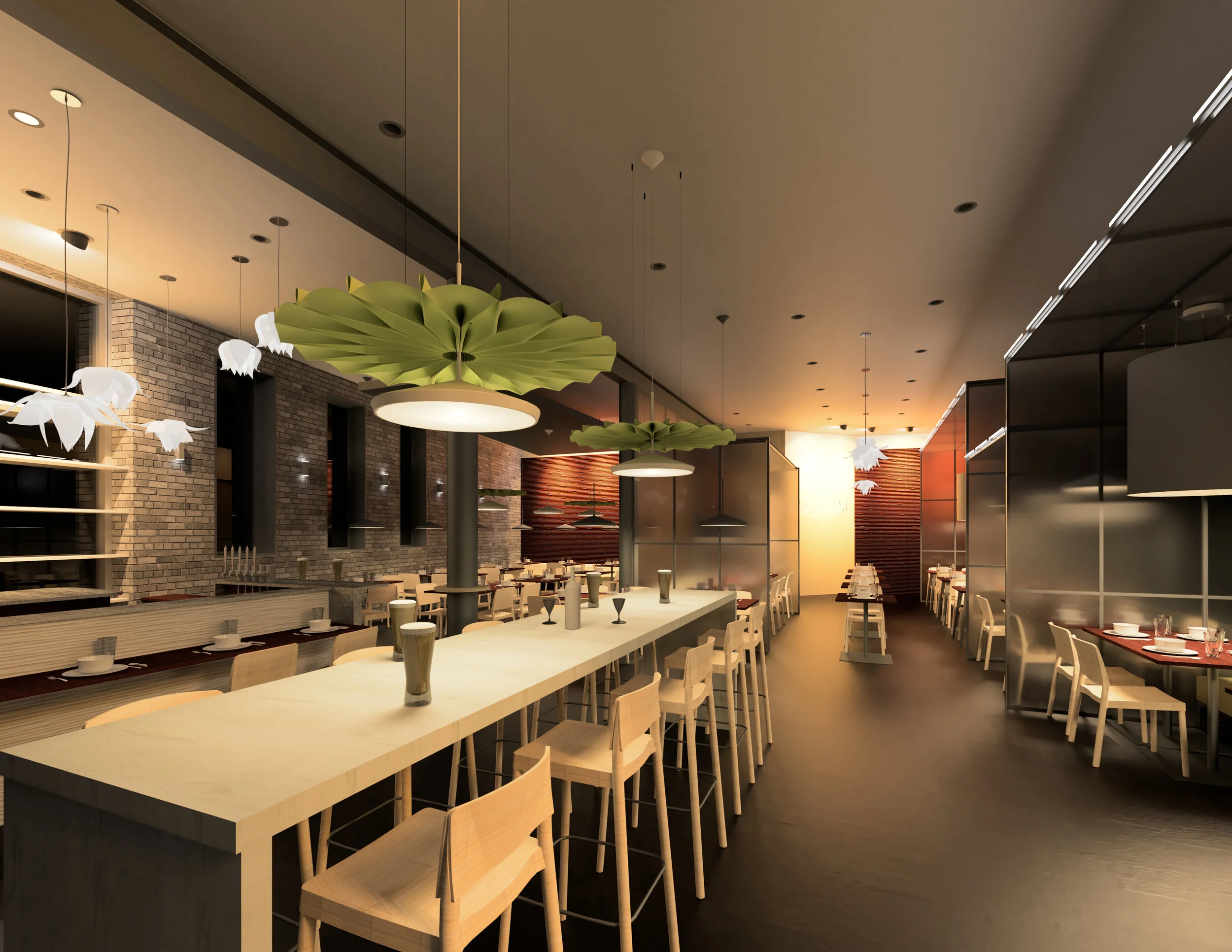 Render - From Entrance (Night)