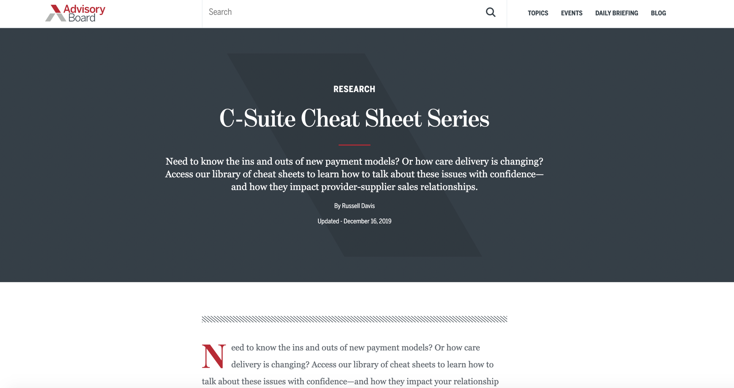 WEBPAGE BUILD, INFORMATION ARCHITECTURE, MARKETING CAMPAIGN BUILD (ADVISORY BOARD)