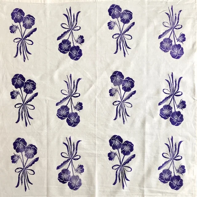 February Birth Flower Print - Violet