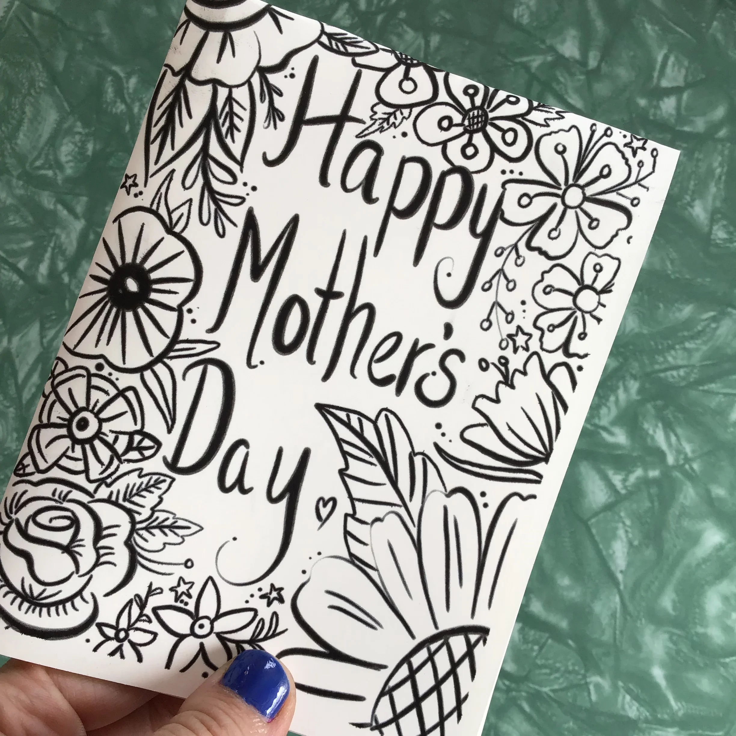FREE Mother's Day Card Download for Kids