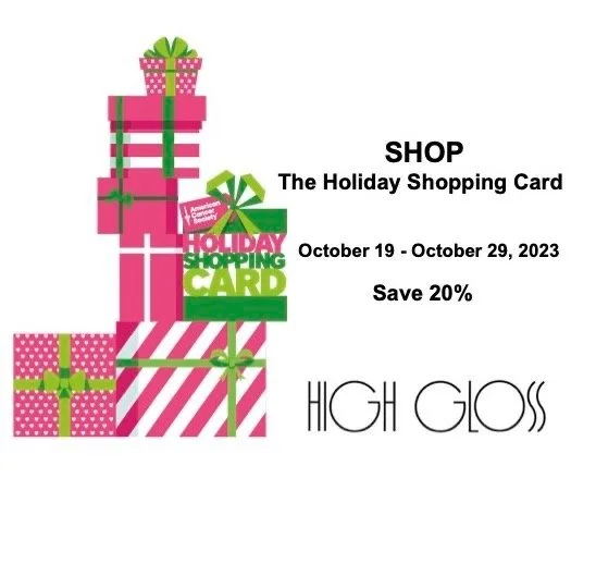 HOLIDAY SHOPPING CARD