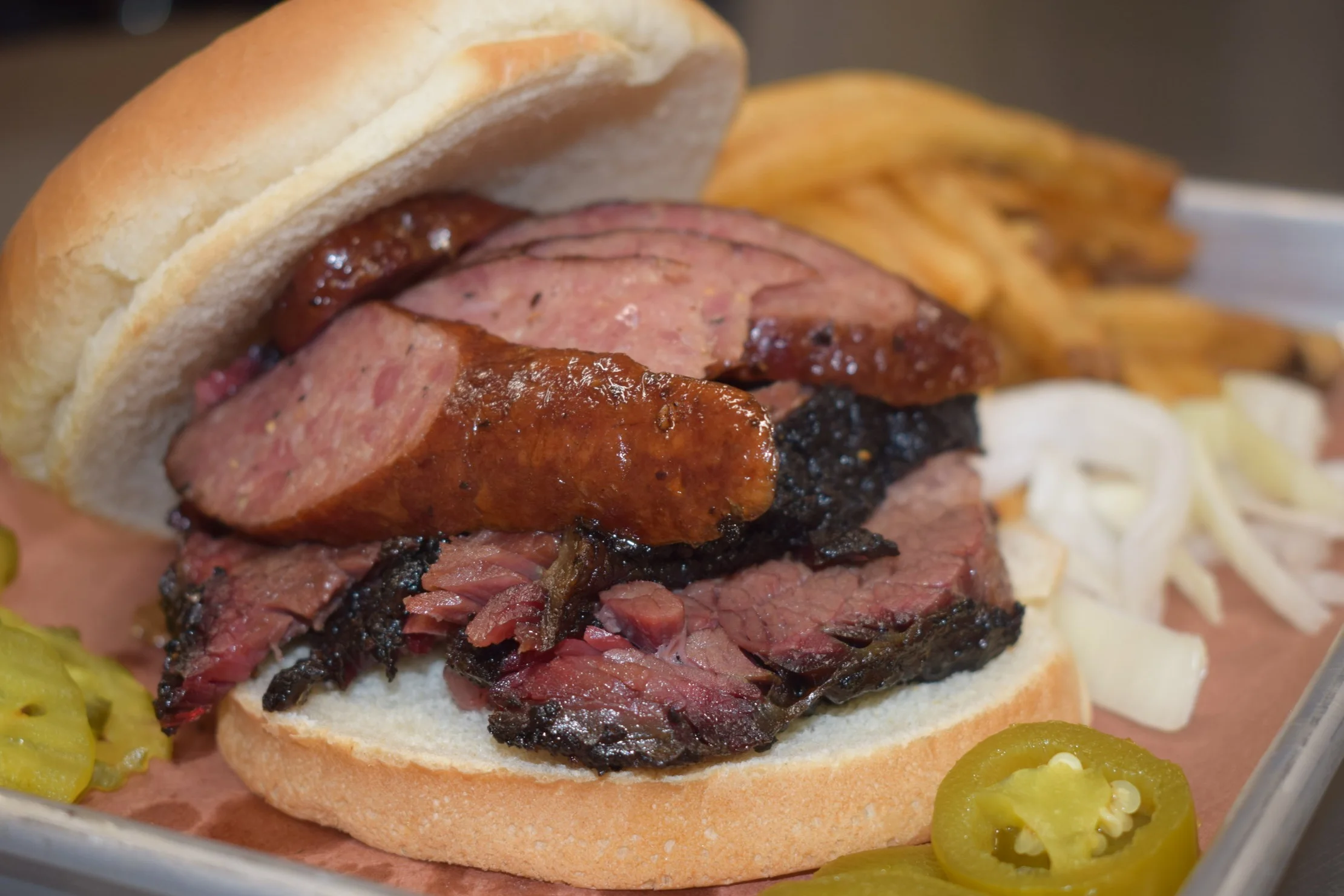 pulled pork sandwich