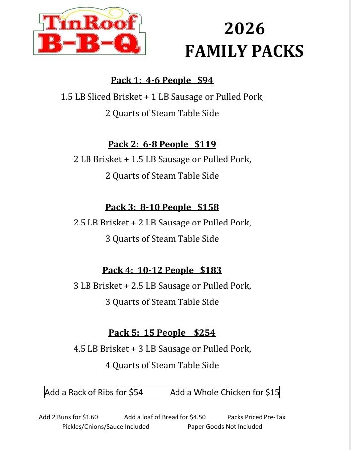2026 Family Packs 