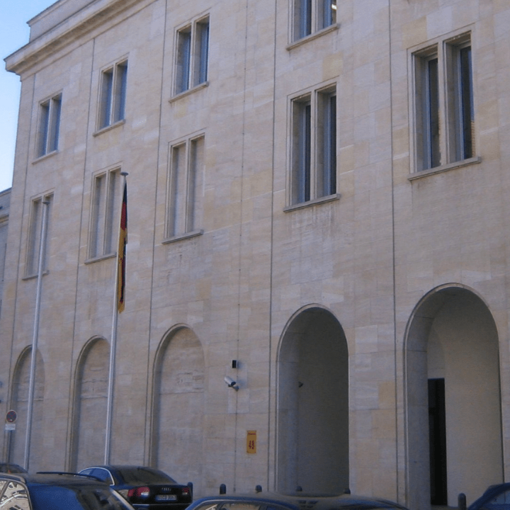 The former Reich Ministry of Propaganda on Wilhelmstraße in Berlin, where Goebbels ran Nazi state media.