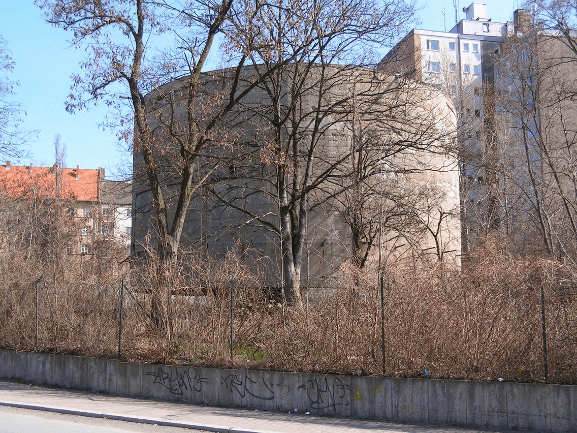 The Schwerbelastungskörper in Berlin, a massive Nazi engineering test structure built to assess ground stability for Hitler’s planned world capital, Germania.