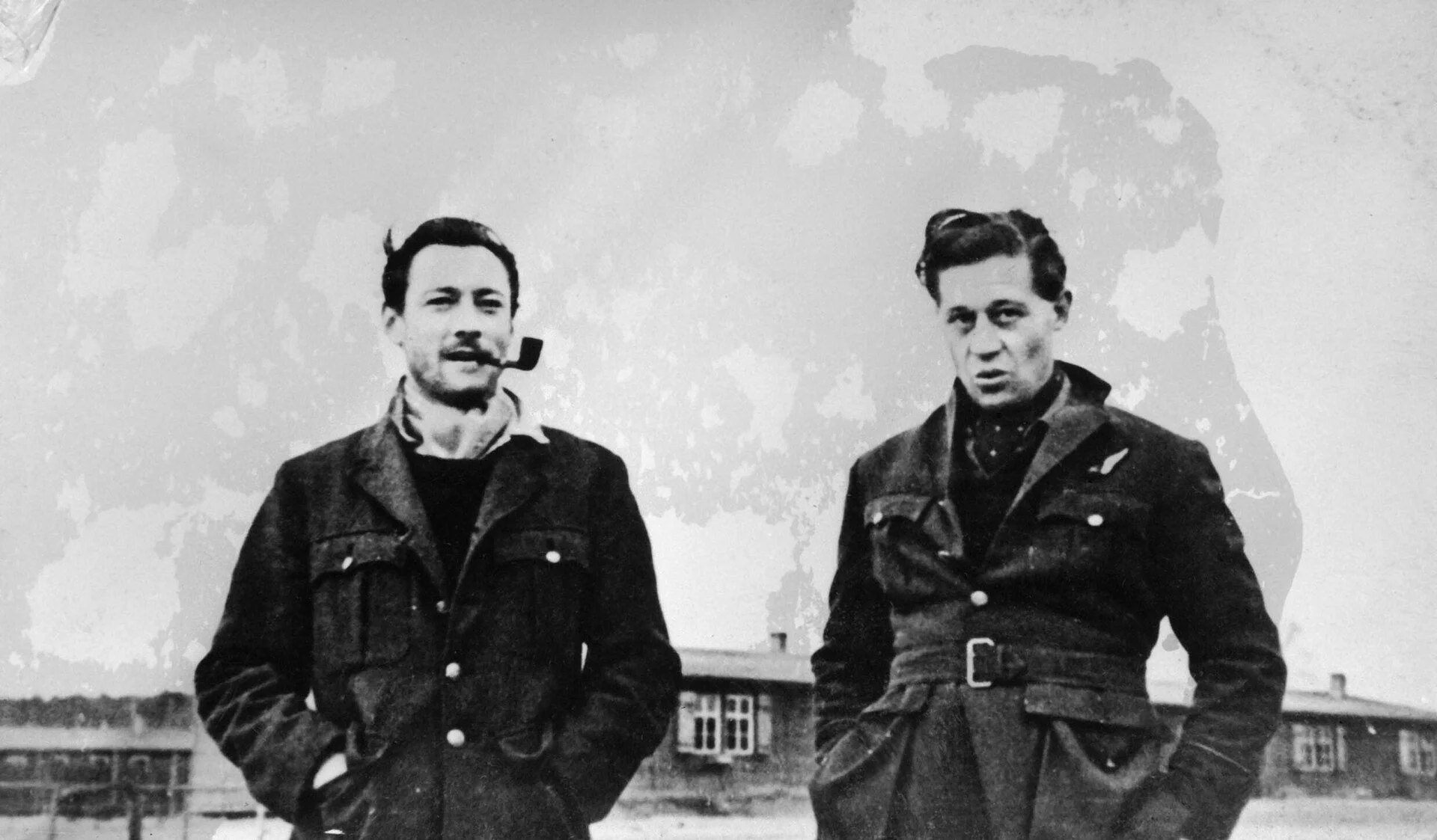 Roger Bushell and Robert Stanford Tuck at Stalag Luft III