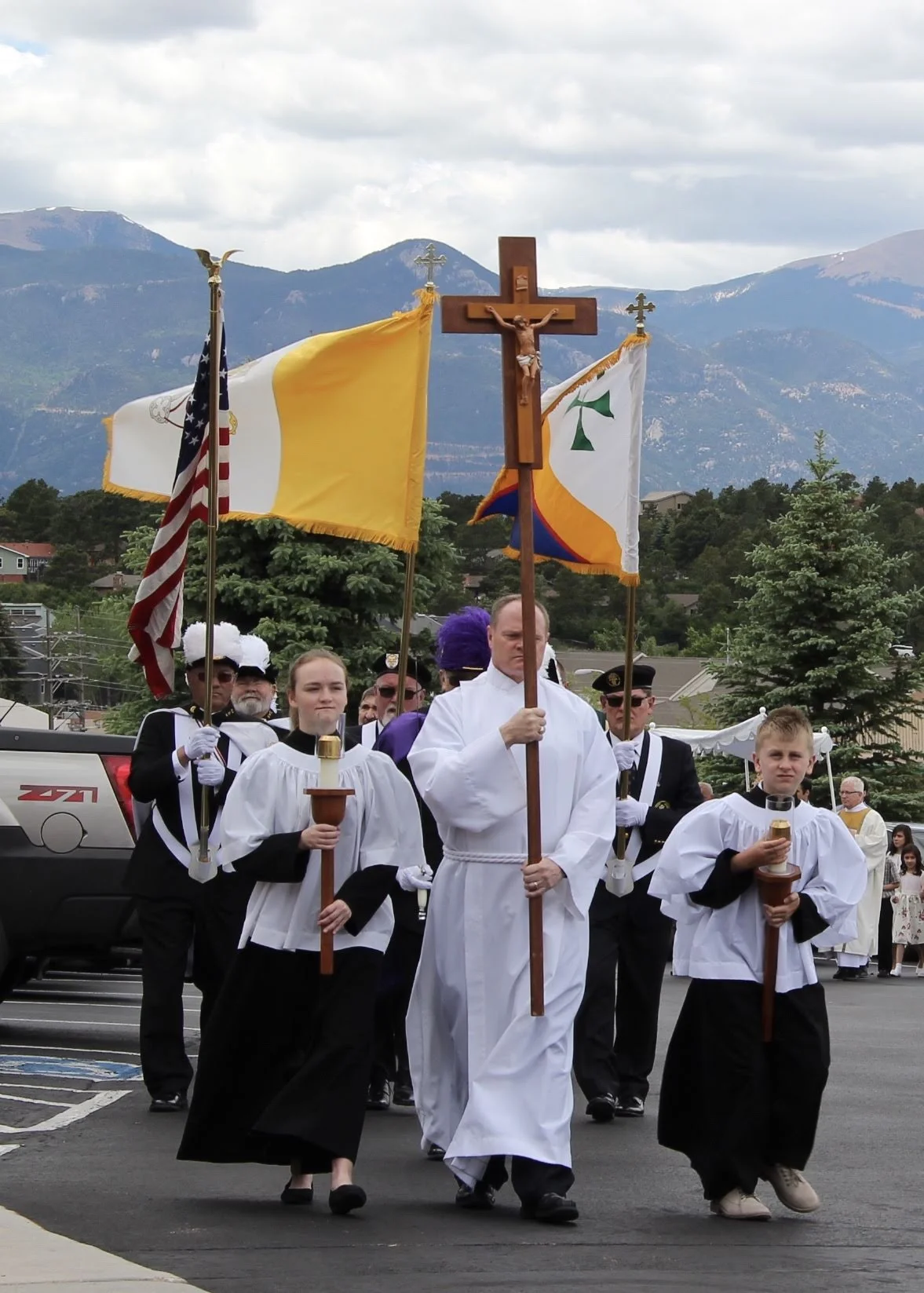 Catholic Mass Procession
