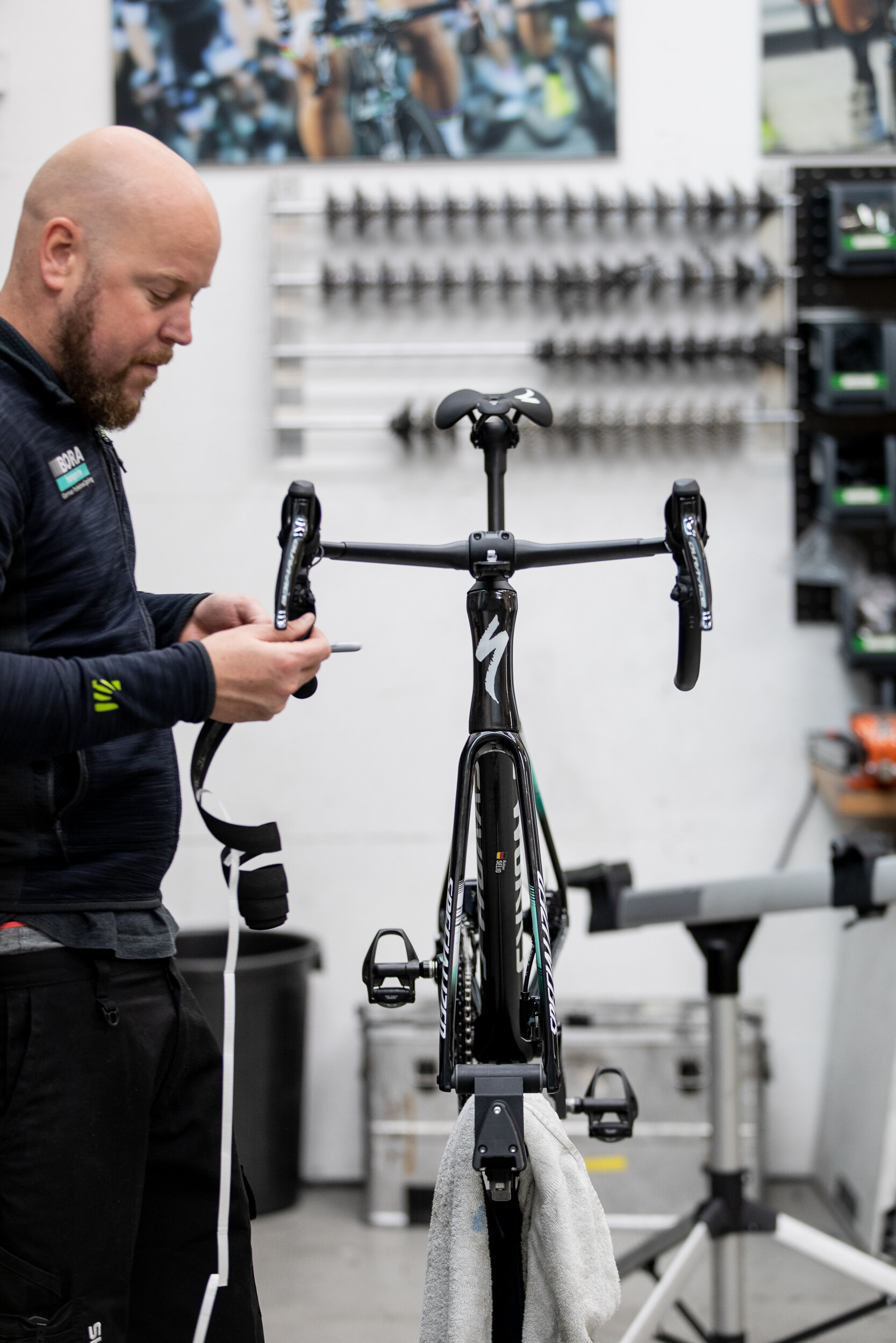  Rüdiger Selig’s Specialized SL7 Tarmac 2020 season. For Specialized. Bora Hansgrohe. 