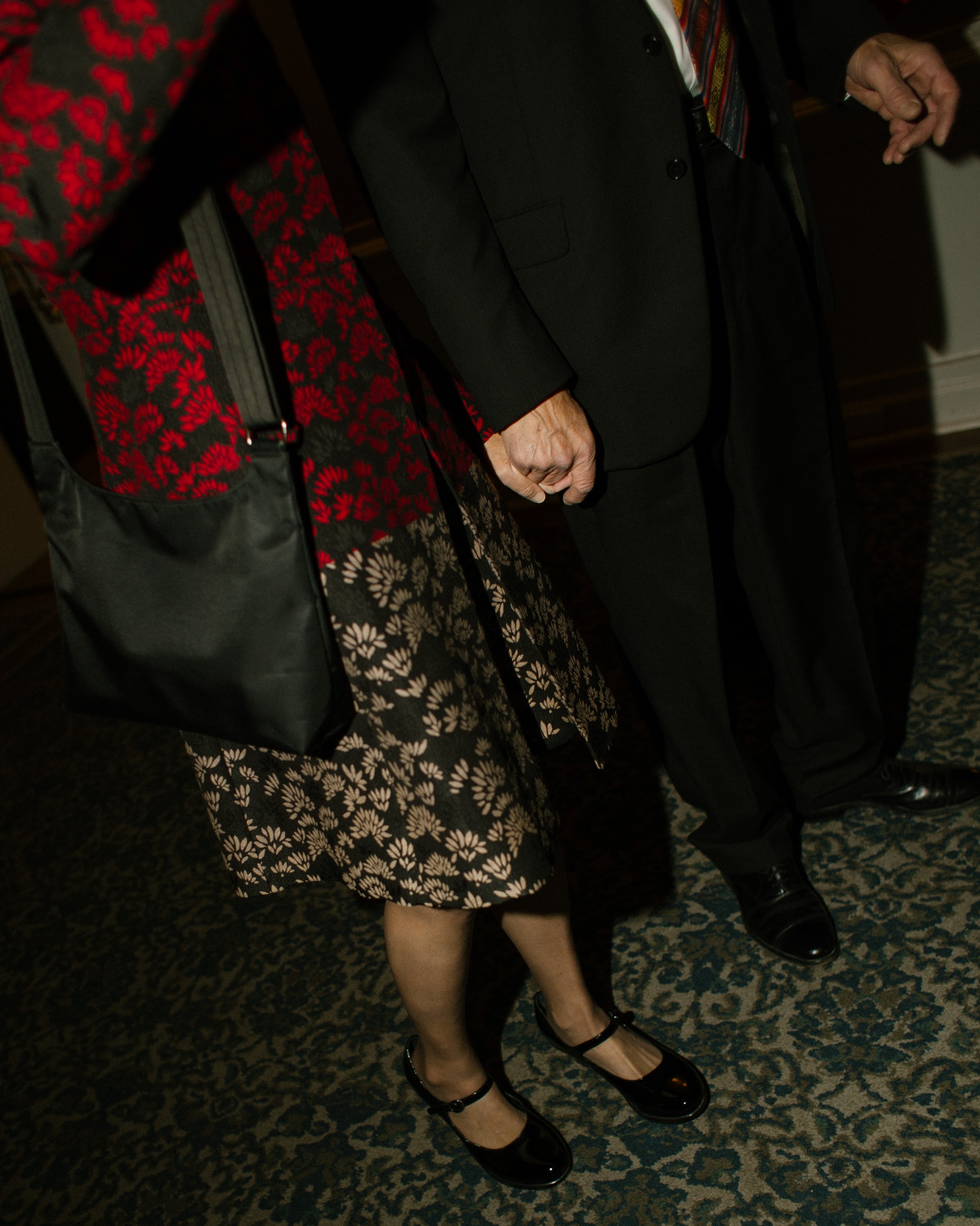 Family members standing together during the reception at a classic wedding in New York venue