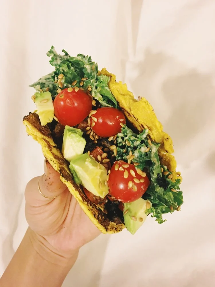Tofu + Veggie-stuffed Tacos 