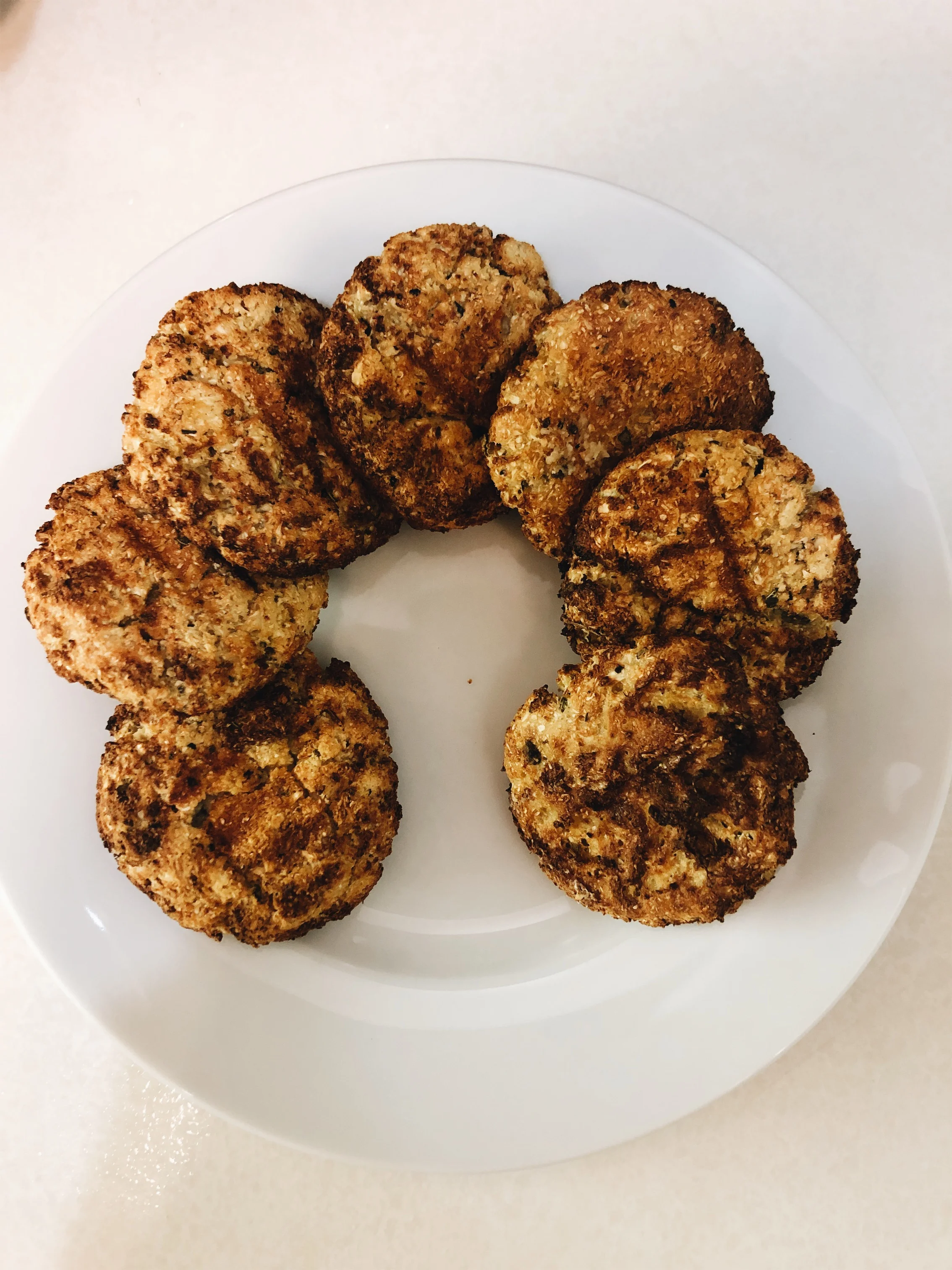 Cauliflower Hash Bites (V, GF, SF)