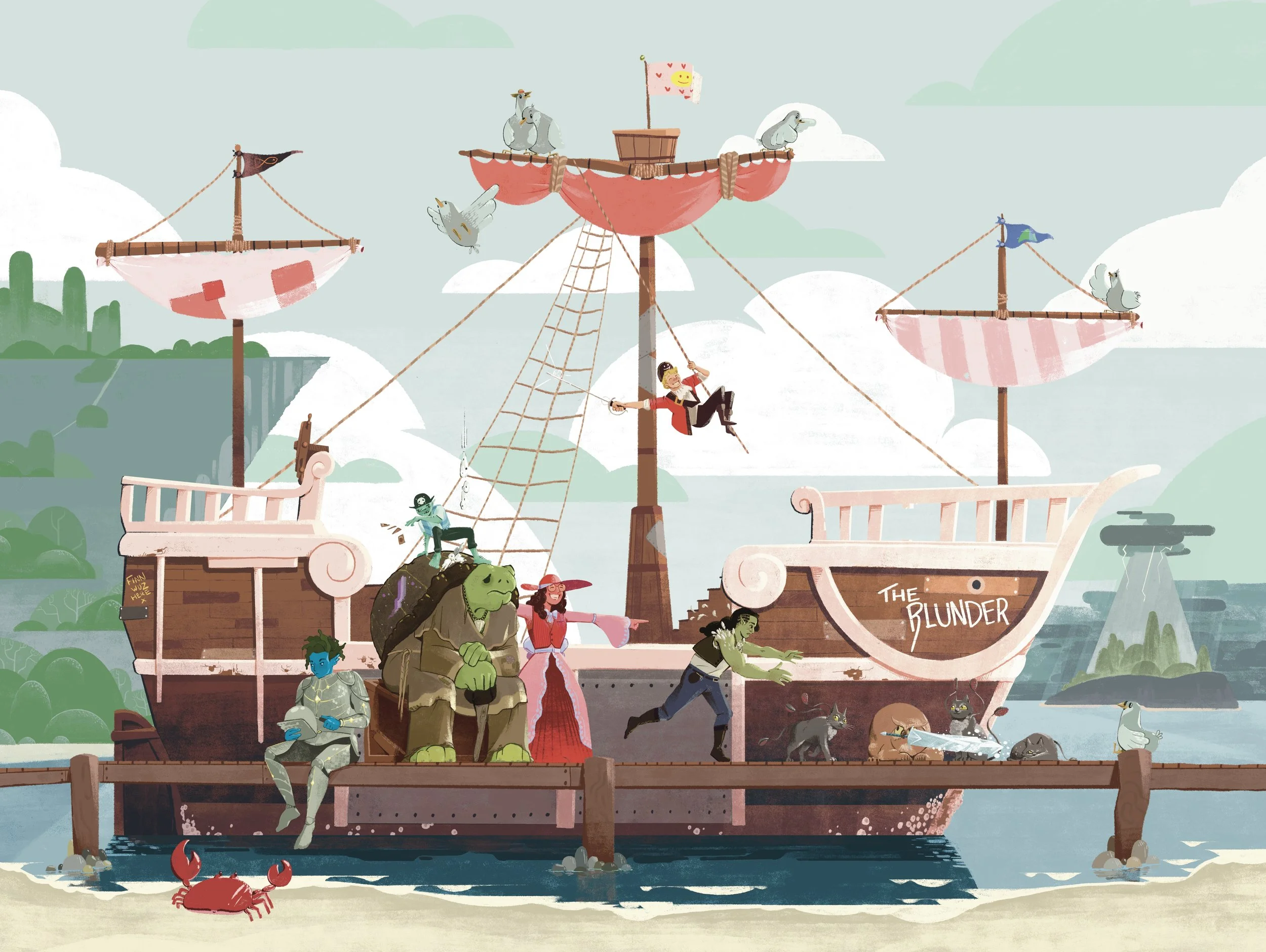 A Crew and Their Blunder