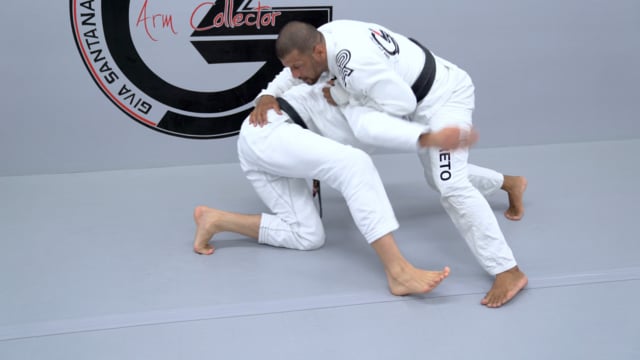 Defending the leg weave to take the back - Option 2