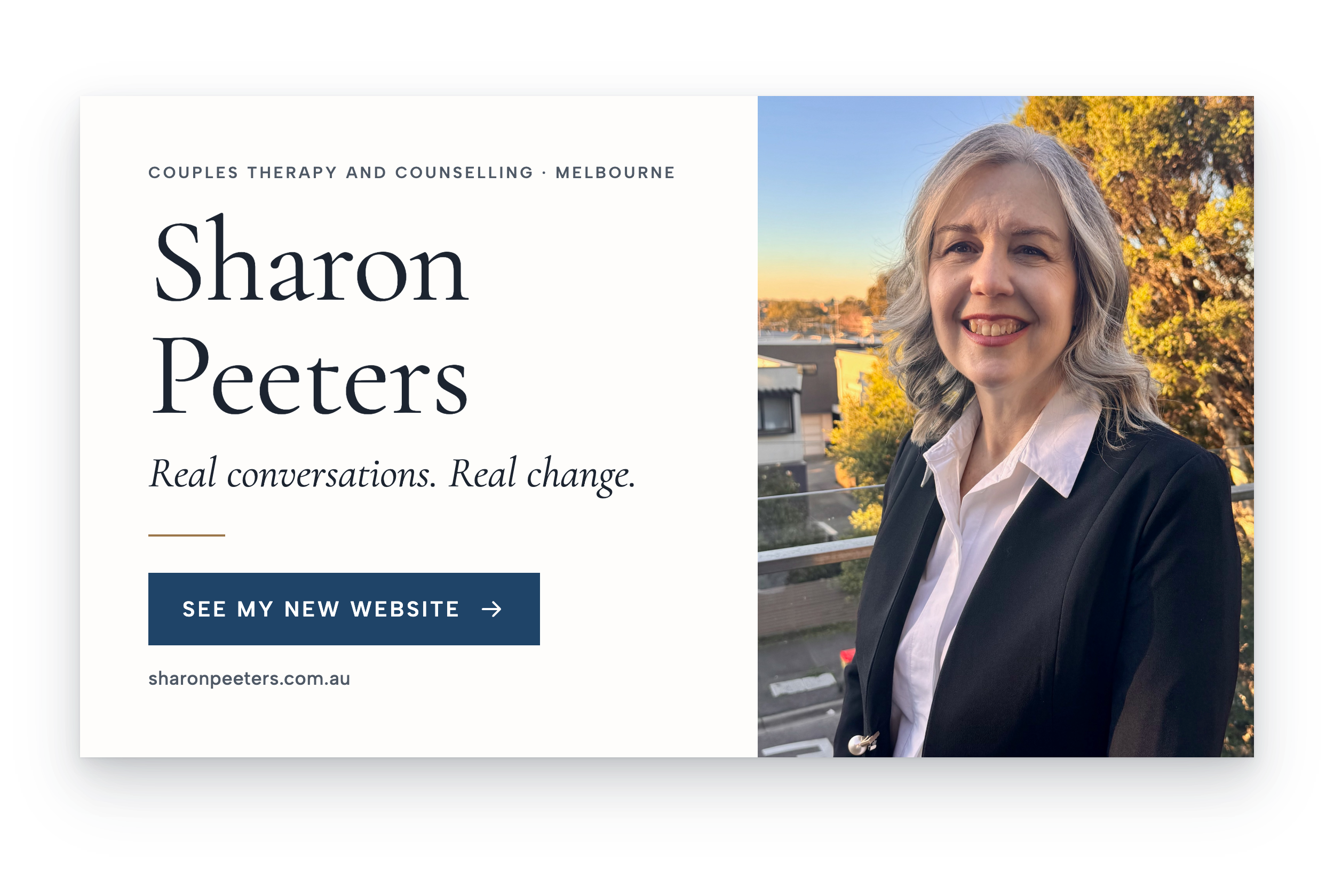 Sharon Peeters: see my new website at sharonpeeters.com.au