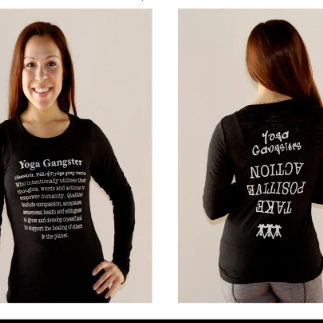 Yoga Gangster Long Sleeve Shirt