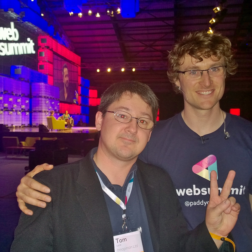  With Web Summit Founder Paddy Cosgrave in Dublin 