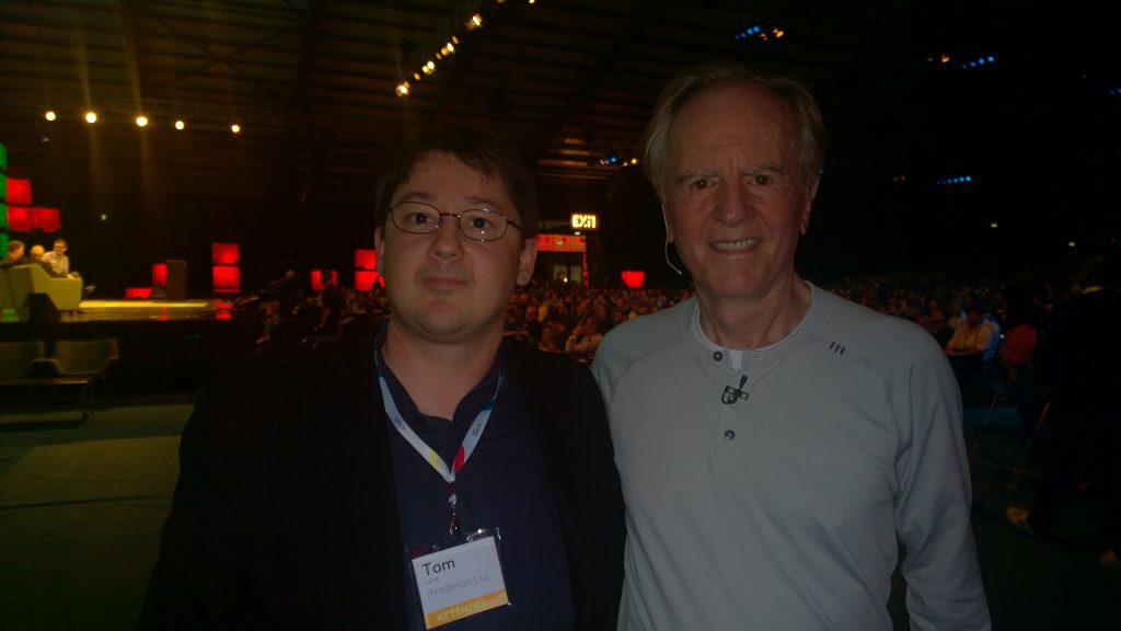  With former Apple CEO and Coca Cola CEO John Sculley in Dublin 