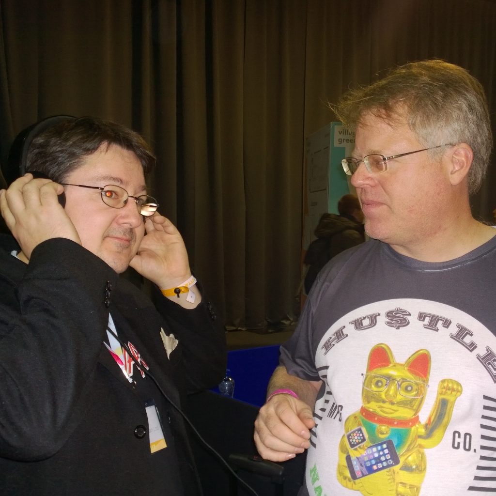  At the Web Summit in Dublin with Robert "Scobleizer" Scobble 