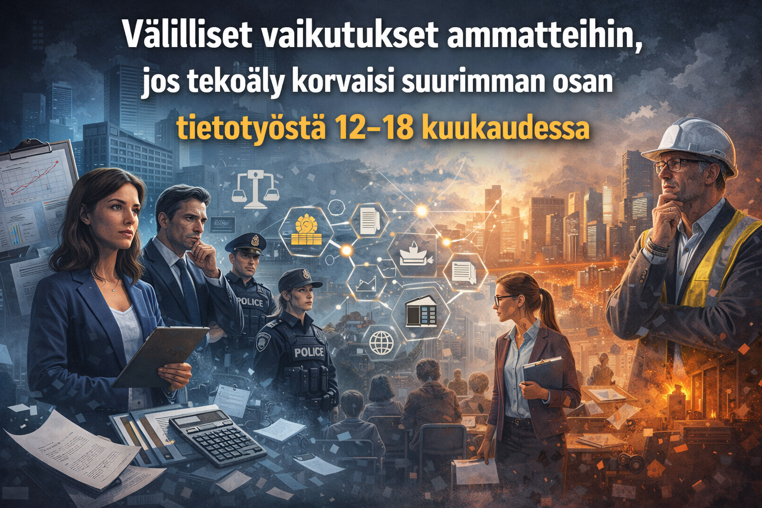 Osa 2. Tekoälyn välilliset vaikutukset ammatteihin