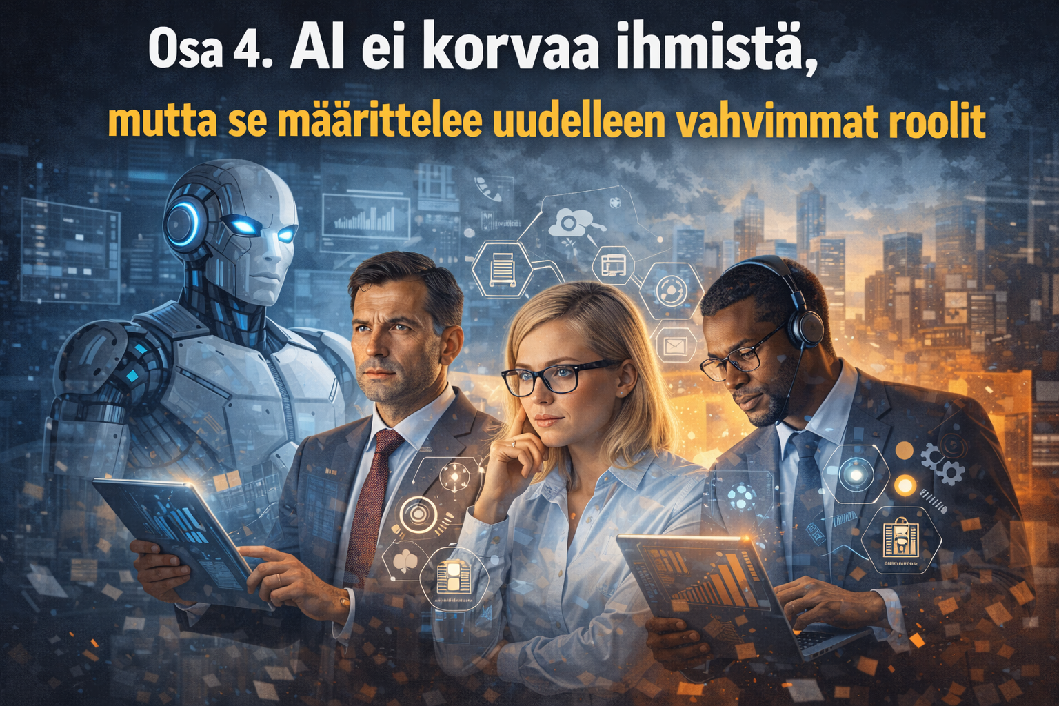 Osa 4. AI ei korvaa ihmistä, mutta se määrittelee uudelleen vahvimmat roolit